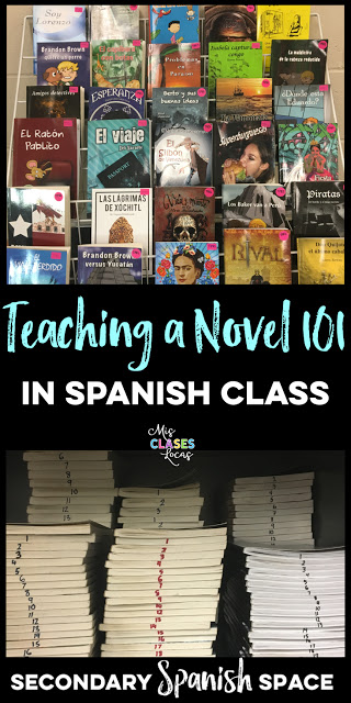 Teaching a Novel 101 in Spanish class