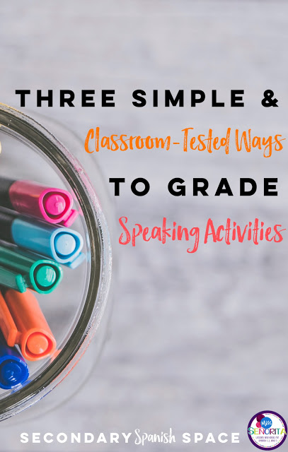 three simple and classroom-tested ways to grade speaking activities