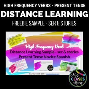 Spanish High Frequency Verbs