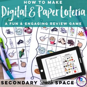 How to make digital & paper loteria a fun and engaging review game
