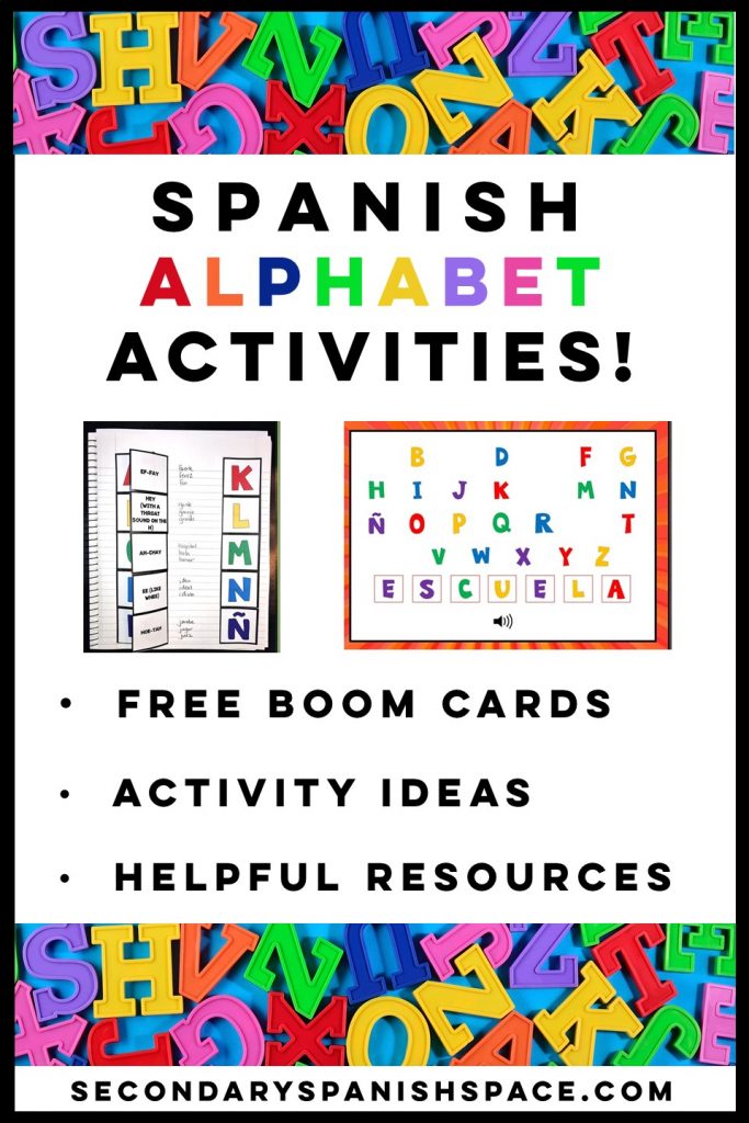 Spanish Alphabet Activities